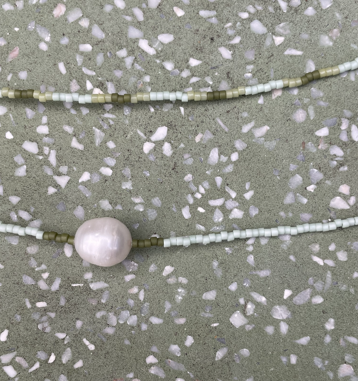 Double Layer Pearl Necklace