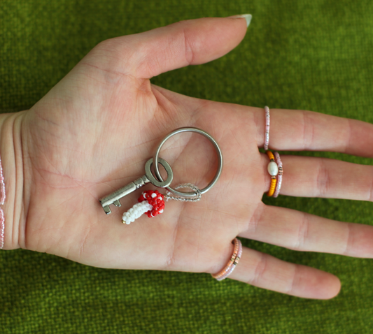 The Toadstool Keychain